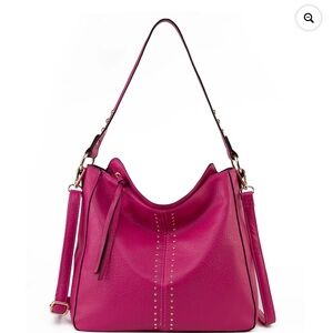 Montana West Fuchsia Shoulder Bag